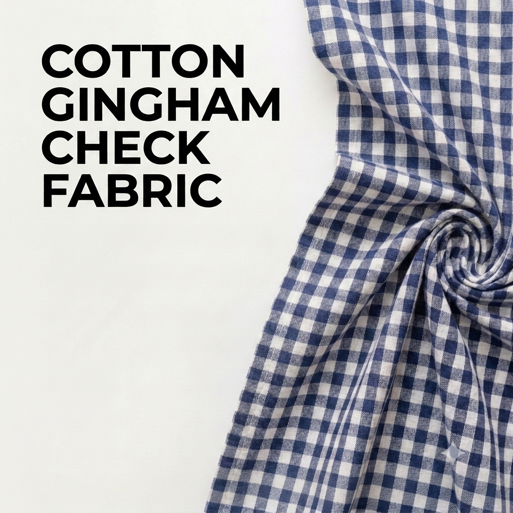 Cotton Ghingum Check Fabric