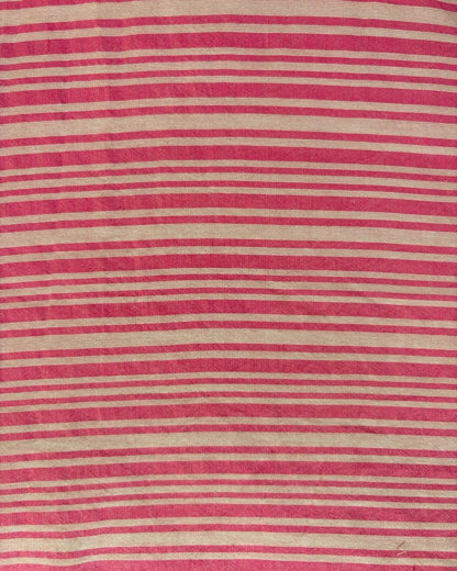 Pink & White Strip Fabric FBS00033