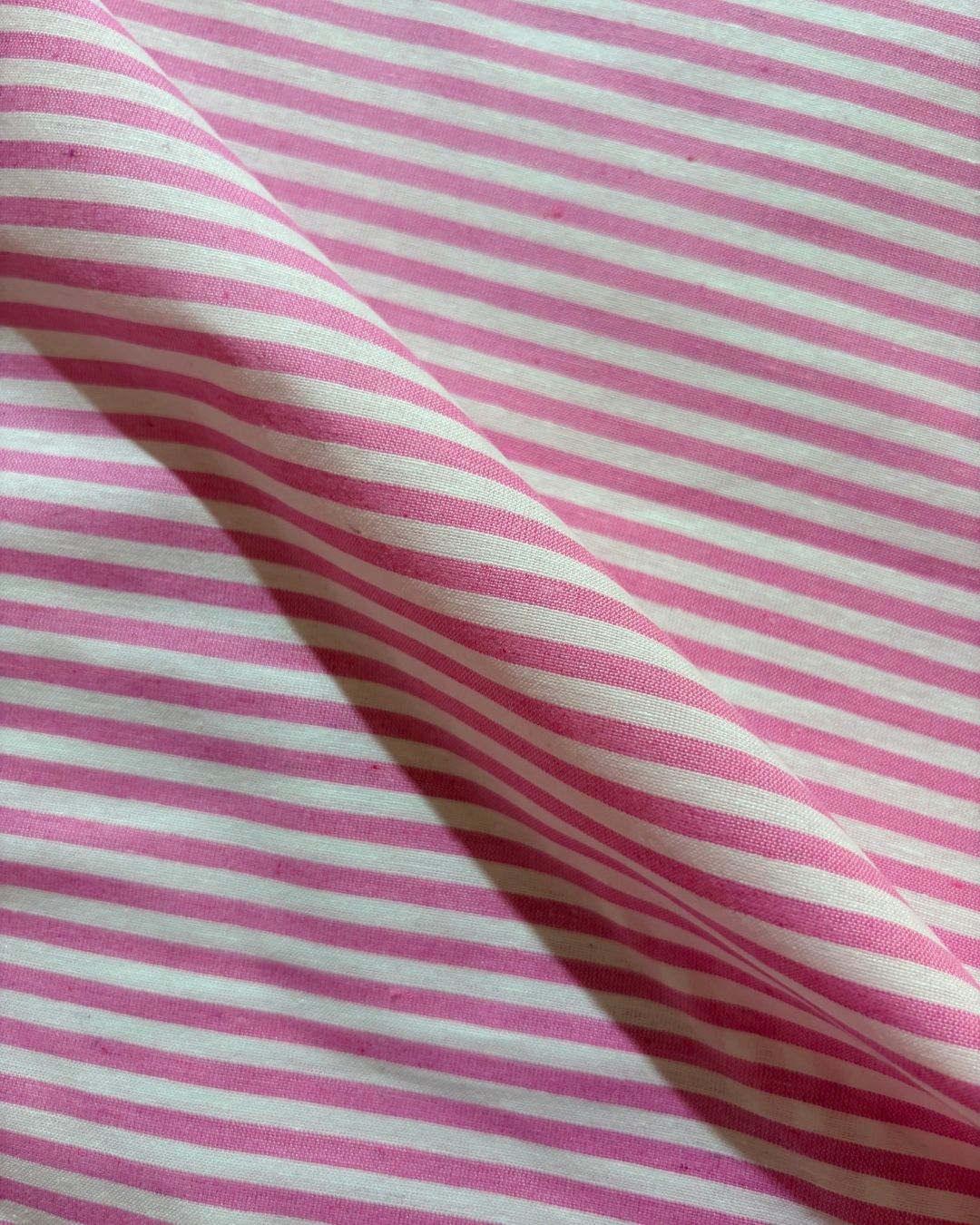 Pink & White Strip Fabric FBS00037