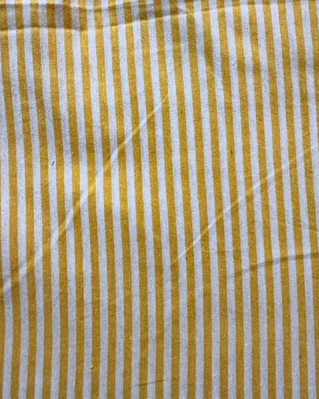 Yellow & White Strip Fabric FBS00039