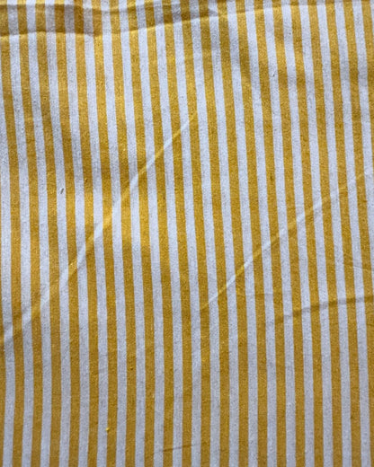 Yellow & White Strip Fabric FBS00039
