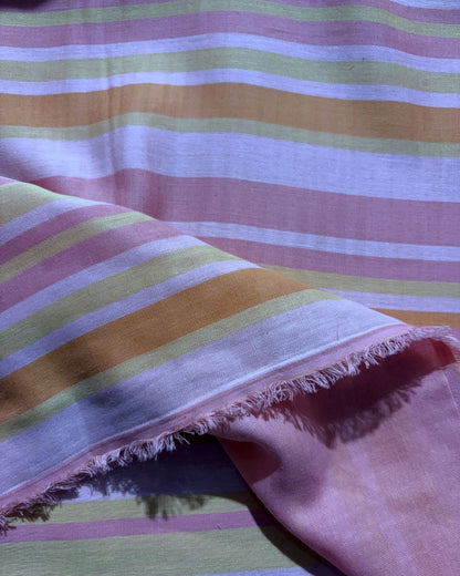 Pink & White Strip Fabric FBS00043