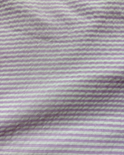 Purple & White Strip Fabric FBS00038