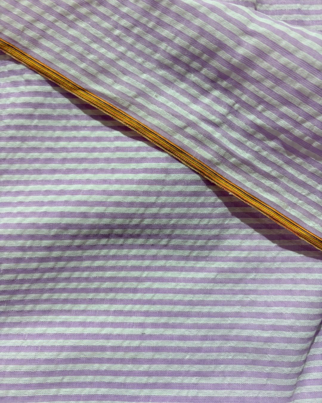 Purple & White Strip Fabric FBS00038