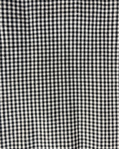 Black & White Check Fabric FBS00015