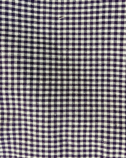 Purple & White Check Fabric FBS00016