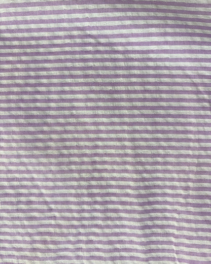Purple & White Strip Fabric FBS00020
