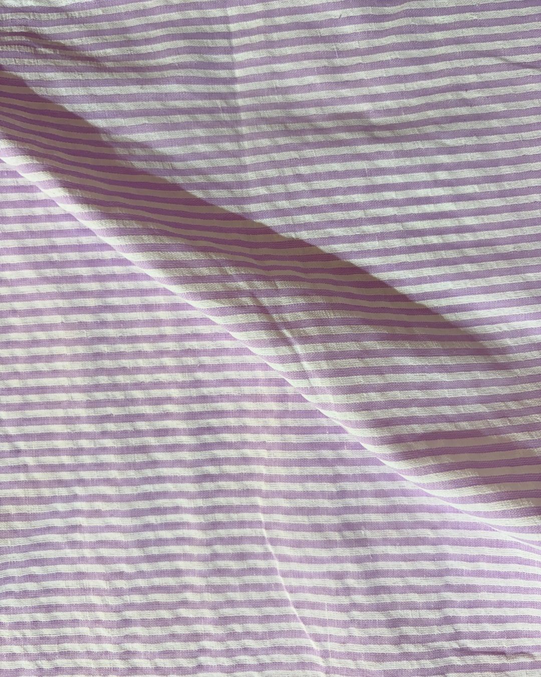 Purple & White Strip Fabric FBS00020