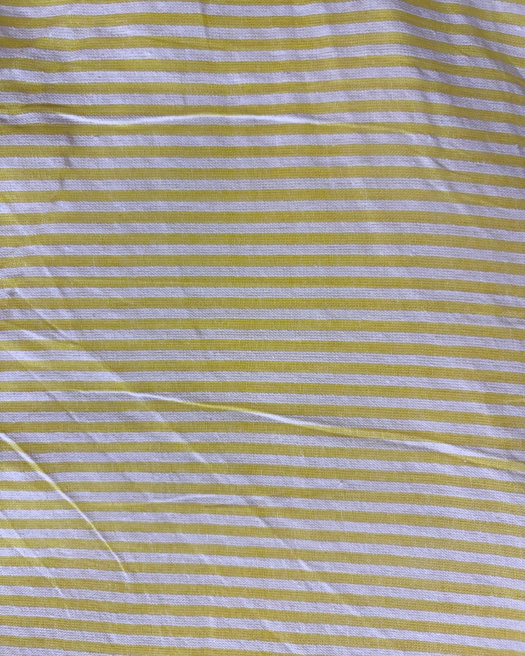 Yellow & White Strip Fabric FBS00021