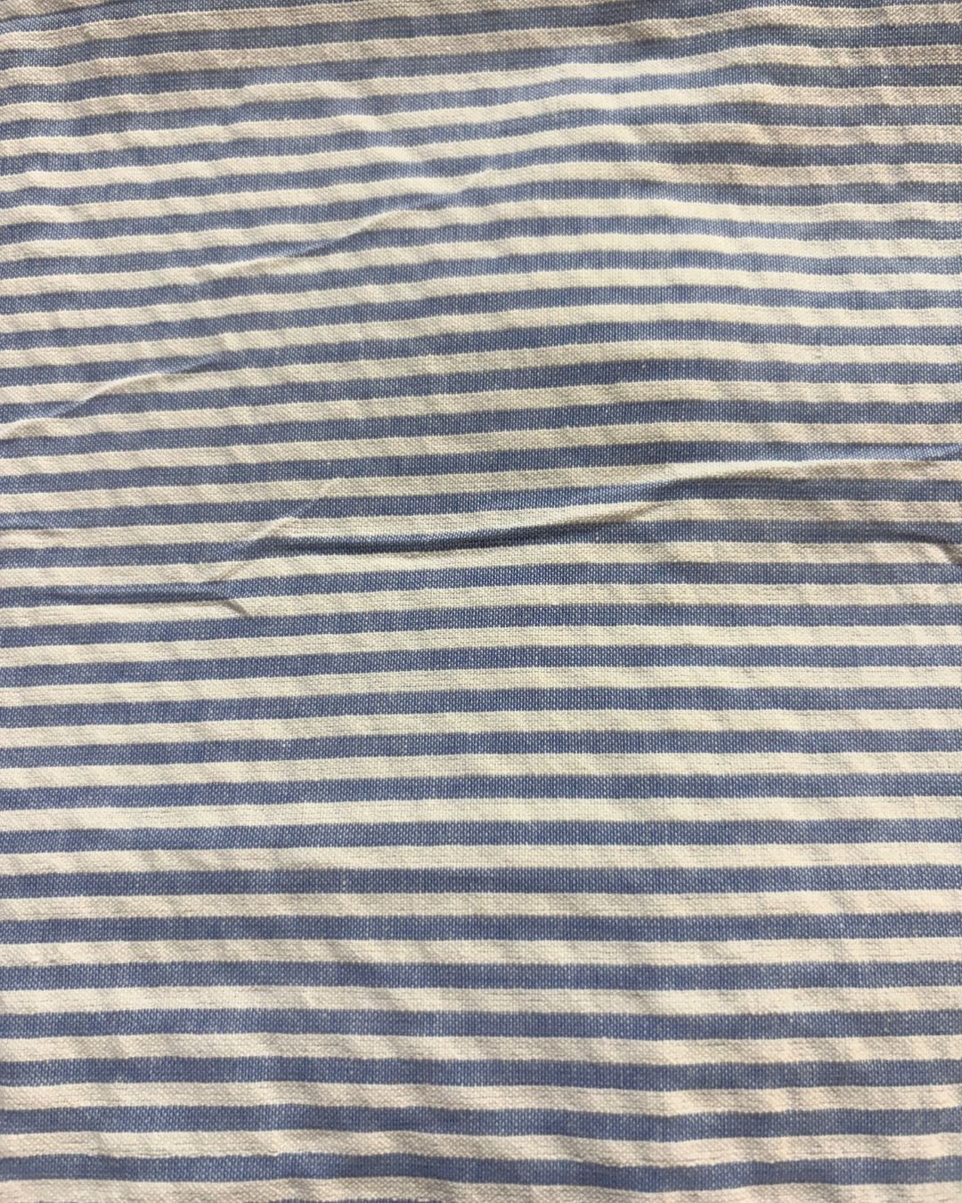 Blue & White Strip Fabric FBS00027