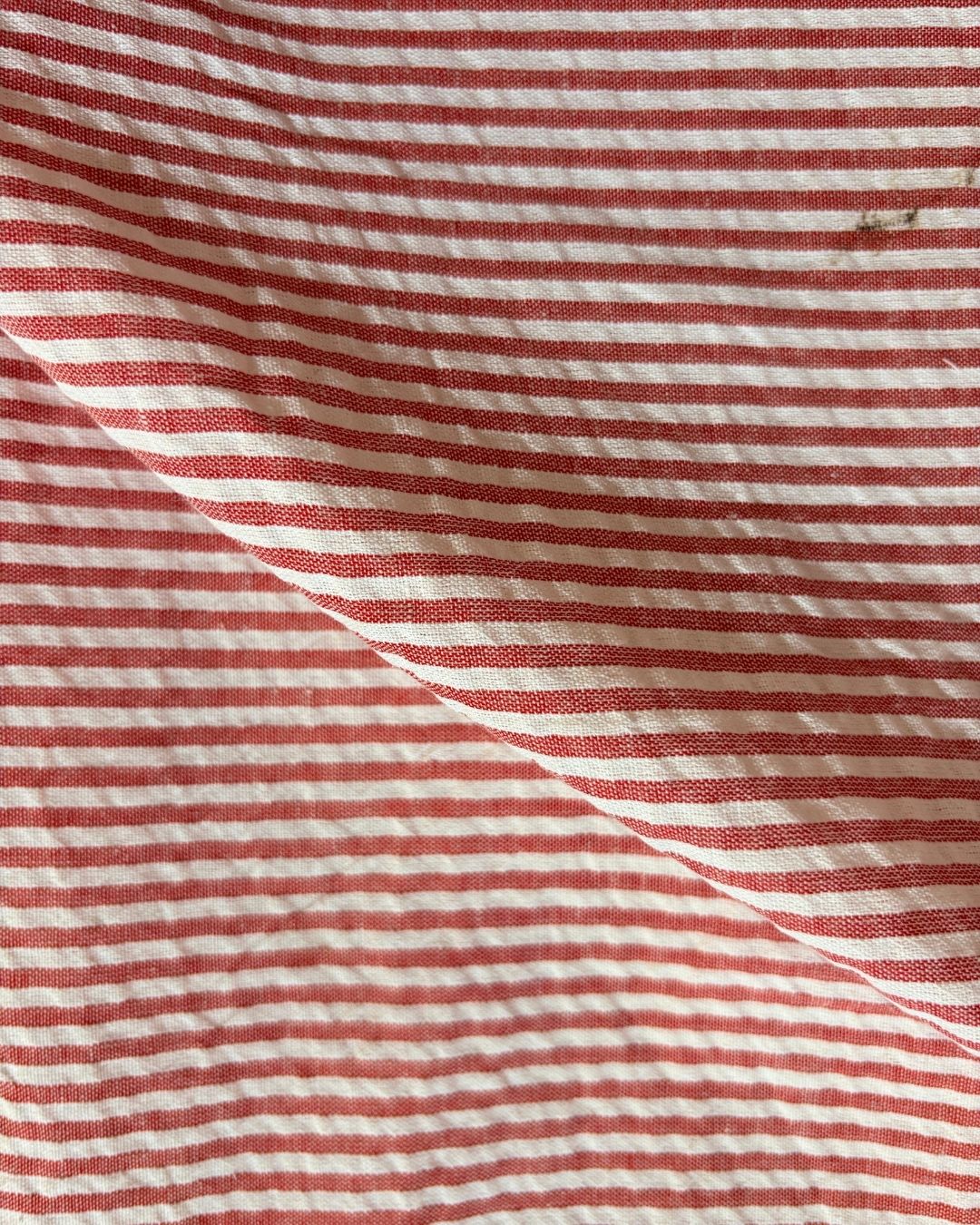 Red & White Strip Fabric FBS00028