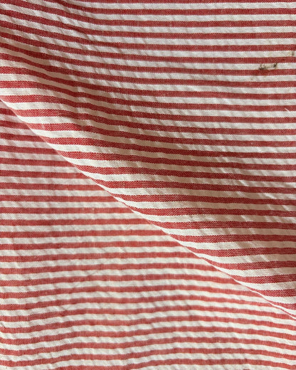 Red & White Strip Fabric FBS00028