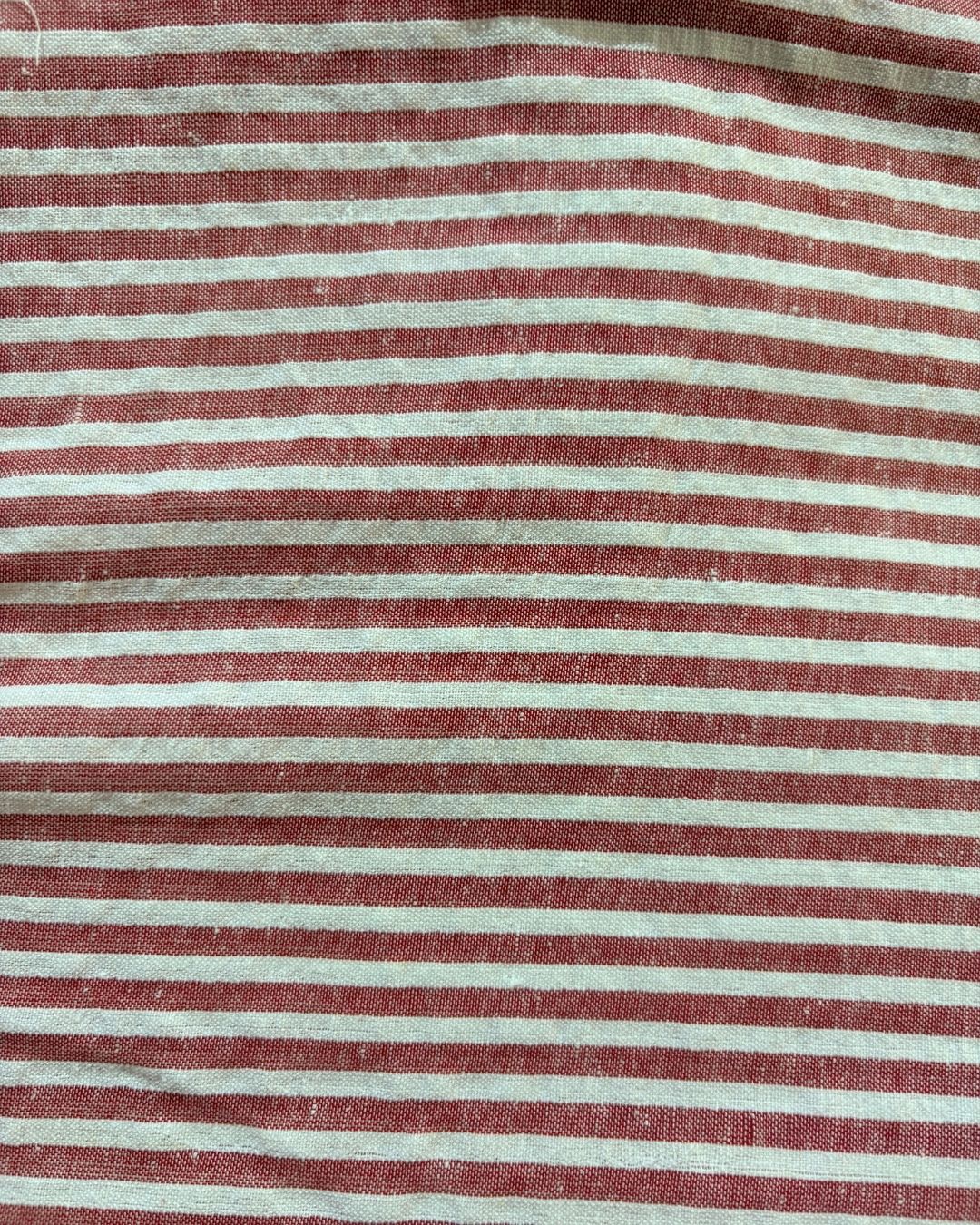 Red & White Strip Fabric FBS00031