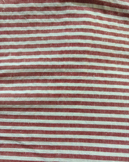 Red & White Strip Fabric FBS00031